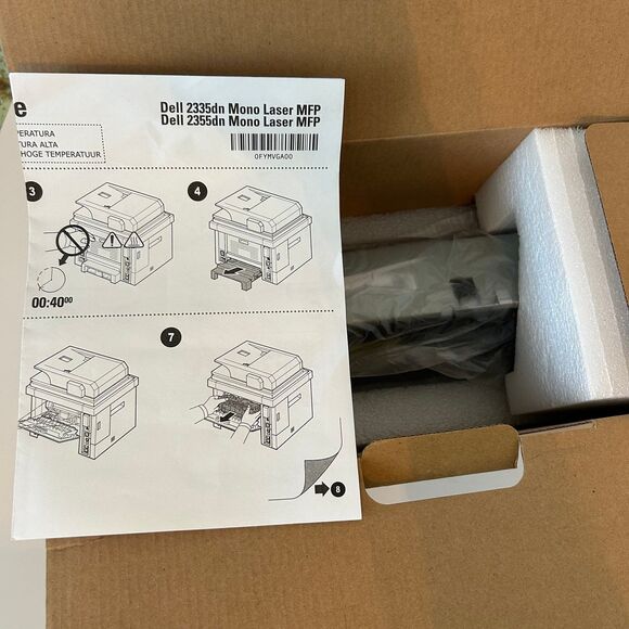 Genuine Dell 2335dn/2355dn 110V Fuser, KW449 Fuser for Dell 2335dn/2355dn, New - Picture 3 of 4